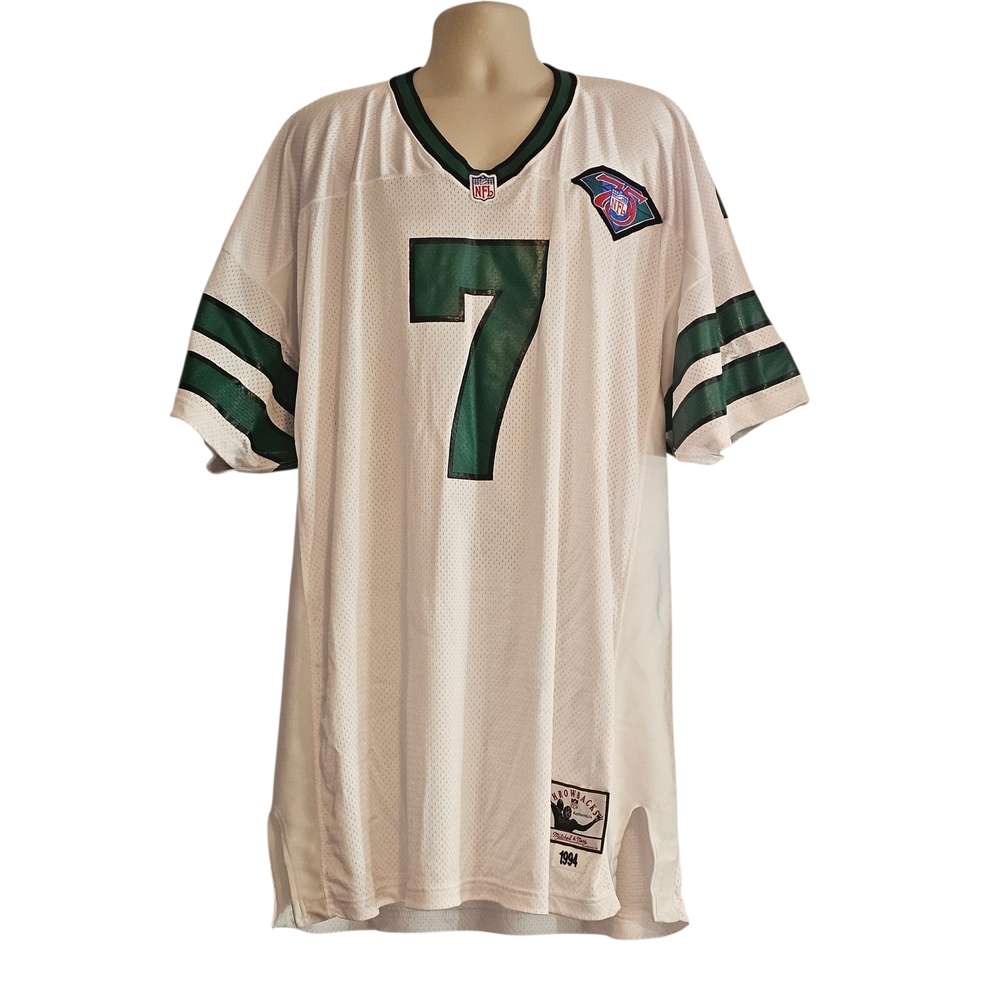 Mitchell & Ness Throwbacks Boomer Esiason #7 New York Jets Jersey Size: 56 READ